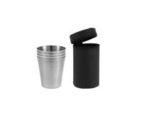 WLIHDB Vaso De Acero Inoxidable 6 mini vasos de acero inoxidable for vino, con estuche, for viajes al aire libre, 30 ml, 70 y 170 Para El Hogar, Restaurantes Y Viajes(70ml)