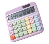 Wlikmjg Calculadoras de Sobremesa | Calculadora de 12 Dígitos con Teclas Grandes,Pantalla Inclinable LCD De 12,7 cm para Finanzas Oficina Contabilidad Escuela