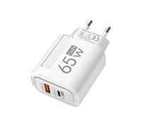 Wlikmjg Cargador De Teléfono, Cubo De Carga con 2 Puertos, Cubo Adaptador Internacional con Puertos Múltiples de Carga Rápida para Viaje Hogar Hotel