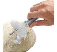 Wlikmjg Cortador de pasta, pelador de pasta de acero inoxidable, dispositivo de cocina manual para el hogar, comercio, restaurante, hornear, pizza, ensalada, viaje, preparación de aperitivos