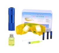 Wlikmjg Linterna para Pruebas De Fugas En Aire Acondicionado,Kit Detector De Fugas para Aire Acondicionado De Coche,Herramienta para Detección De Fugas En Refrigeradores Y Electrodomésticos