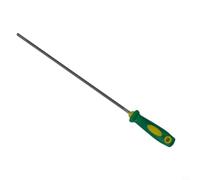 Wlinfetity 2 limas redondas de motosierra de acero al carbono, 4 mm y 4,8 mm, 250 mm de largo, herramienta de afilado para cadenas de motosierras, ideal para trabajos de madera y cuidado del jardín