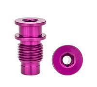 Wlinfetity 2 pernos de eje de rotación del desviador trasero, tornillos de fijación de aleación de aluminio para Shimano R8000 y R9100 Road para bicicleta, negro/rojo/morado/naranja