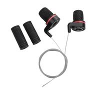 Wlinfetity 22 mm para palanca de cambios de velocidad y desviador de bicicleta, compatible con 7 velocidades (también para 21 velocidades), desviador delantero y trasero con agarre, para bicicletas de