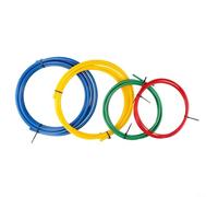 Wlinfetity 4M Tubo de cobre para flexión de tubo de aire acondicionado 1/4 3/8 1/2 5/8 pulgadas, kit de herramientas con código de color CT-205