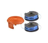 Wlinfetity Bobina de repuesto con tapa para recortadora Gardena GGT450A1 GGT600A1 GGT4502, hilo de corte Spool QT455, montaje sin herramientas, 2 bobinas y 1 tapa