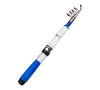 Wlinfetity Caña de pescar telescópica de 1,2 m, mini caña de pescar portátil de bolsillo con agarre de EVA y carrete desmontable, 31 cm de longitud retraída para pesca en el mar y pescadores en