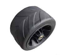 Wlinfetity Carro plegable ruedas 170 x 100 mm con orificio de 8 mm, PP+PVC, ruedas de todoterreno silenciosas para camping, jardín, playa, para neumáticos de repuesto resistentes a los golpes, para