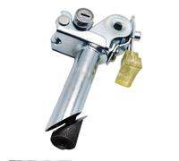 Wlinfetity Cerradura eléctrica para tija de sillín de bicicleta con diseño antirrobo para seguridad de la batería, tubo de acero galvanizado, 155 mm/95 mm, compatible con tubo de asiento recto, color