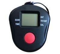 Wlinfetity Contador de máquina de pasos para equipo de fitness, rastreador electrónico de ejercicio con contador de pasos, diseño compacto de plástico negro de 95 x 80 mm, para uso en entrenamiento en