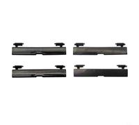 Wlinfetity Cubierta para barras de techo para Mercedes Clase W236 2024-2026, revestimiento de baca ABS negro mate, OEM 2366905902 (Rear-Unpainted)
