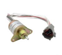 Wlinfetity Electroválvula de cierre de combustible 12 V CC para Yanmar Motor TB235 y Hyundai R55-5 R60-5, pieza de repuesto 119233-77931 1503ES-12S5SUC12S, Hub 25 mm