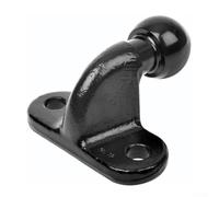 Wlinfetity Enganche de bola de remolque 50mm con clasificación de carga 3.5t Cuerpo de acero fundido fuerte con 2 agujeros Montaje para compatibilidad de vehículos (negro)