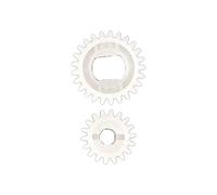 Wlinfetity Juego de equipo de repuesto para carretes de pesca Kestrel, Valiant y Eagle II Baitcast, eje trenzado y eje principal, 1 juego, material plástico, compatible con carretes de rueda de caída