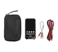 Wlinfetity Multímetro digital 6000 cuentas True RMS, LCD de 3,3 pulgadas, medición automática inteligente para voltaje/resistencia/capacidad/NCV, compacto con bolsa (FY107C)