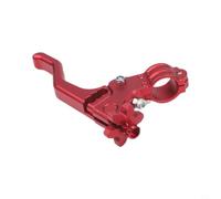 Wlinfetity Palanca de embrague de acrobacias corta para motocicletas de 22 mm, palanca plegable de embrague de freno de control mejorado, diseño compacto, fabricado con CNC, ajuste universal (plata)