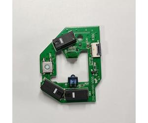 Wlinfetity Placa de interruptor de botón de repuesto para Logitech MX518 HERO, ratón con cable, microinterruptores contra doble clic y defectos, accesorios de reparación