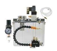 Wlinfetity Sistema de pulverización de niebla de aceite de 3 L con bomba de refrigeración, nebulizador de lubricante para tornos CNC y fresado, lubricación y refrigeración ajustables al trabajar metal