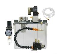 Wlinfetity Sistema de pulverización de niebla de aceite de 3 L con bomba de refrigeración, nebulizador de lubricante para tornos CNC y fresado, lubricación y refrigeración ajustables al trabajar metal
