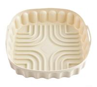 Wlinfetity Square Silicone Baking Pan 25 cm Heat Resistant 230 °C(M)
