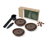 Wlinfetity Tapas de silicona reutilizables para cápsulas recargables VertuoLine, paquete de 3, compatibles con cápsulas Nespresso VertuoLine, sello de grado alimenticio, fácil de usar y lavar