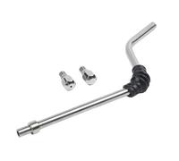 Wlinfetity Varita de vapor de acero inoxidable con boquilla para máquina de espresso Gaggia Viva, 6 mm de diámetro, codo de goma antiquemaduras, ajuste de 1/4 pulgadas, opciones de un solo y 3