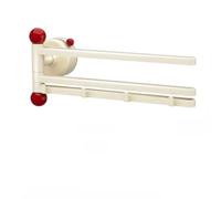 Wlinfetity Ventosa estante de cocina montado en la pared, giratorio, 3 niveles, toallero, ahorro de espacio, para detergente, esponjas, cocina, PET, azul, amarillo, 27 x 11,6 cm