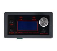 Wlinfetity ZK-SMC02 - Controlador de motor paso a paso y módulo de controlador, eje único, 4A, 5-30 V CC, con pantalla LCD, control UART y función de memoria para control de velocidad y ángulo hacia
