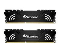 Wlizedle DDR3 8GB Kit (2x4GB) Memoria RAM 1333MHz CL9 UDIMM, Memória de Computador PC3-10600 240-Pin 1,5V Non-ECC 2Rx8 Módulo de RAM Upgrade para Ordenador de Sobremesa(Negro)
