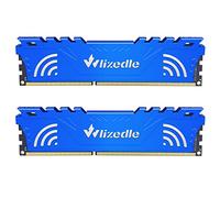Wlizedle DDR3 8GB Kit (2x4GB) Memoria RAM 1600MHz CL11 UDIMM, Memória de Computador PC3-12800 240-Pin 1,5V Non-ECC 2Rx8 Módulo de RAM Upgrade para Ordenador de Sobremesa(Azul)