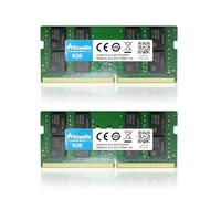 Wlizedle DDR4 2666MHz Laptop Memória RAM 16GB Kit (2x8GB) CL19 SO-DIMM Computador Módulo de Memória PC4-21300 260-Pin 1.2V Non-ECC 2Rx8 Upgrade Notebook Memory para Ordenadores portátiles, Verde