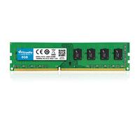 Wlizedle RAM 8GB DDR3L / DDR3 1600MHz CL11 UDIMM PC3L-12800 / PC3-12800 240-Pin 1.5V Non-ECC Unbuffered 2Rx8 Dual Rank Upgrade Computador Memória (Verde)