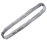 WLL - Banda elástica (4000 kg, 4 m, 8 m), color gris