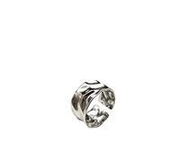 WLLDDDIU Anillo Plata 925 Damas,Anillos De Plata De Ley 925, Anillos Ajustables Plisados Brillantes Gruesos, Anillo De Dedo Índice, Anillos De Promesa De Ley Ajustables, Niñas, Mujeres, Regal