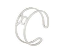 WLLDDDIU Anillos de constelación del Zodiaco para Mujer, de Plata de Ley 925, Hechos A Mano, Anchos, Ajustables, de Doble Banda, con 12 constelaciones, Astrología, Anillo Abierto, Joyería, Regalo