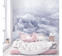 WLLDDDIU Papel Pintado Adhesivo, Dream Purple Clouds Art Wallcover Papel Pintado Mural Autoadhesivo desmontable para Dormitorios, Guarderías, decoración del Hogar 243X167Cm (96X66 Pulgadas)