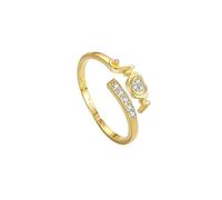 WLLDDDIU Regalo considerado para Mamá, Anillo de Plata de Ley 925 con Corazón y Circonitas Cúbicas, Anillo Ajustable de Banda Abierta, Joyería Te Amo Mamá, Regalo para Madre, Abuela, Esposa,