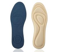 WLLHYF 1 par de plantillas de espuma viscoelástica para mujer, suelas interiores de repuesto para tenis, pantuflas, botas, forros, almohadillas planas para zapatos, absorción de golpes y alivia el