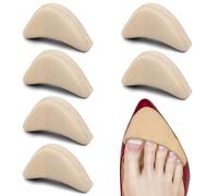 WLLHYF 2 pares de almohadillas ajustables de esponja suave para zapatos, almohadillas unisex para zapatos de tacón alto, alivio del dolor de pies, reutilizables, para hacer que los zapatos grandes se