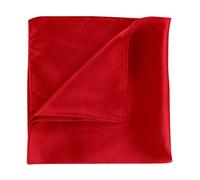 WLLHYF Pañuelos cuadrados de bolsillo de seda para hombre, color sólido, 13.7 x 13.7 pulgadas, suaves, preplegados, pañuelos blancos, Rojo vino, talla única
