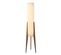 WLLKIY Lámpara De Pie De Madera Maciza Nórdica, Arte De Tela, Dormitorio Moderno Simple, Decoración For Sala De Estar, Lámpara Estereoscópica De Lectura Efectos De Luz Suave(Log Color)