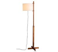 WLLWHF Floor lamp Lámpara vertical de sofá de sala de estar retro Lámpara de pie de troncos ajustable de estilo japonés Lámpara de escritorio de pie de villa de hotel