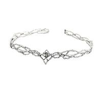 WLNEXT Coronas elfas, coronas de rey elfo de moda con diamantes elegantes, tamaño ajustable, diseños elegantes para fiestas y decoración de bodas
