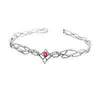 WLNEXT Coronas elfas, coronas de rey elfo de moda con diamantes elegantes, tamaño ajustable, diseños elegantes para fiestas y decoración de bodas