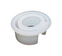 WLNEXT Pulsera de resina de 3 tamaños, moldes de pulsera de resina, molde de silicona con fuente C, brazalete abierto, moldes de fundición de resina para hacer joyas