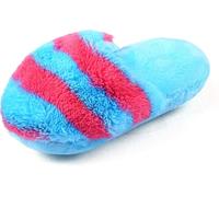 WLngtv Juguete masticable para mascotas, color azul, lindo cachorro, perro, gato, zapatilla de felpa con sonido, juguetes masticables para mascotas, juguetes para masticar, juguetes de felpa