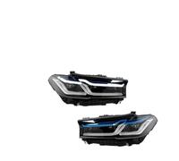 WLNWERDPKK Conjunto De Faros Delanteros Para Coche Lente De Proyector LED Actualización Estilo 2021 Para Serie 5 G30 G38 520i 530i 540i 550i 2018 2019 2020 Conjunto Faros Delanteros(Standard User)