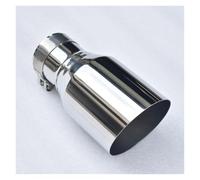 WLNWERDPKK Garganta Cola 1 Silenciador De Escape Universal De Acero Inoxidable 304 para Automóvil. Punta Silenciador(63MM IN -76MM out)