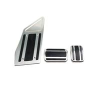 WLNWERDPKK Kit Pedales Coche 1 Juego para Peugeot 3008 5008 508 2017-2023 LHD Tapas Pedal Pedal Freno Acelerador Embellecedor Pedales(AT)