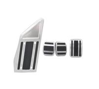 WLNWERDPKK Kit Pedales Coche 1 Juego para Peugeot 3008 5008 508 2017-2023 LHD Tapas Pedal Pedal Freno Acelerador Embellecedor Pedales(MT)